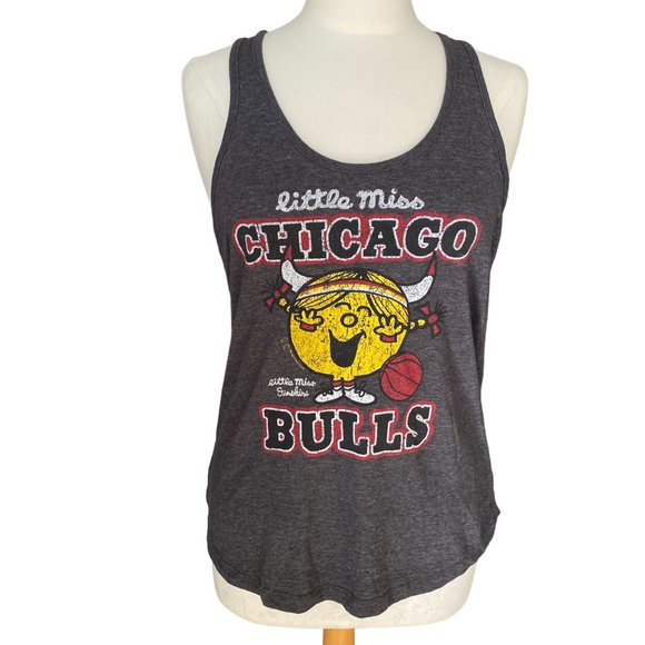 Little Miss Sunshine NBA Licensed Chicago Bulls Basketball Fandom Tank Top-L - Picture 7 of 8